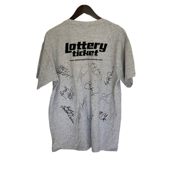 "I Did Not Win The Lottery" Lottery Ticket Movie Promo S/S T-Shirt Men's Size L - Picture 5 of 6